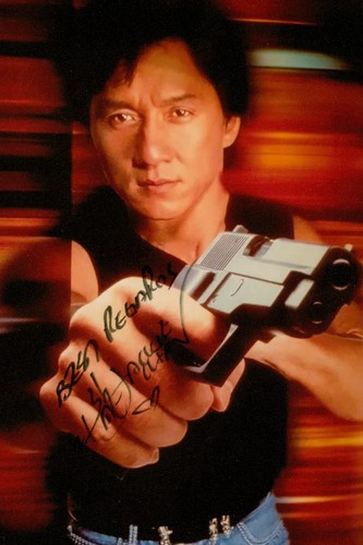 Jackie chan hand - jackie, signed