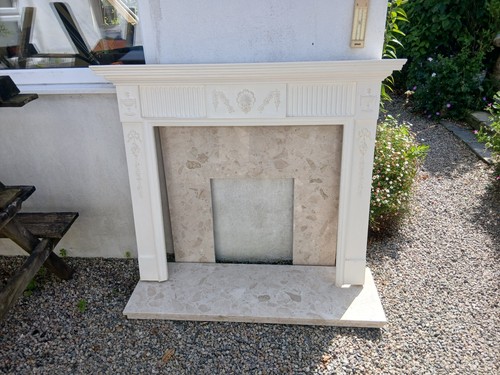 Fireplace surround and hearth - surround,