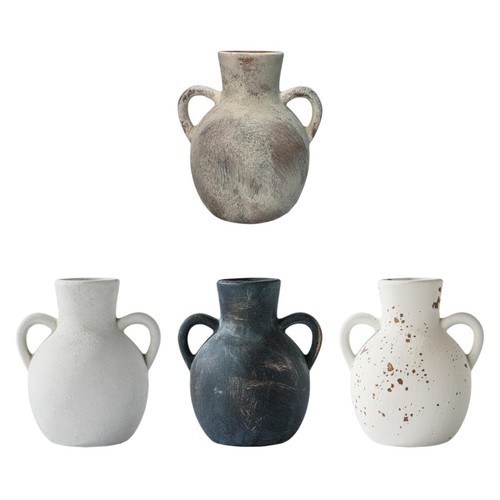 Rustic ceramic vase plant - rustic,