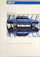 Seat Malaga Specification Brochure 1985