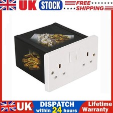 Double Plug Socket Wall Safe