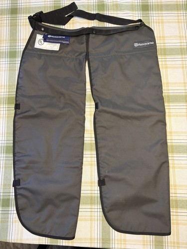 Husqvarna grey chainsaw chaps - husqvarna,