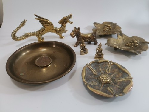 Vintage brass ornaments job - vintage,