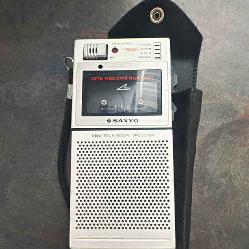Sanyo trc3550a mini talk - sanyo, talk-book