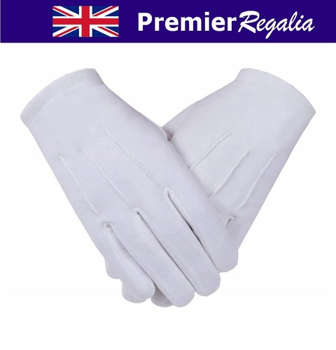 Masonic 100 cotton gloves - masonic,