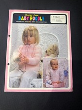 Vintage Baby Sweater & Cardigan Pattern | Lister Lee 1651 | Original Leaflet