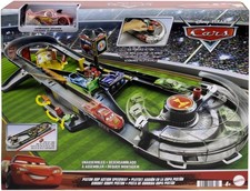 Mattel Disney and Pixar Cars Track Set, Used- acceptable, car missing and 1 smal