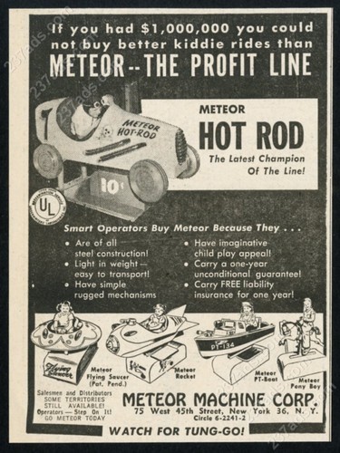 1953 meteor hot rod coin - hot,