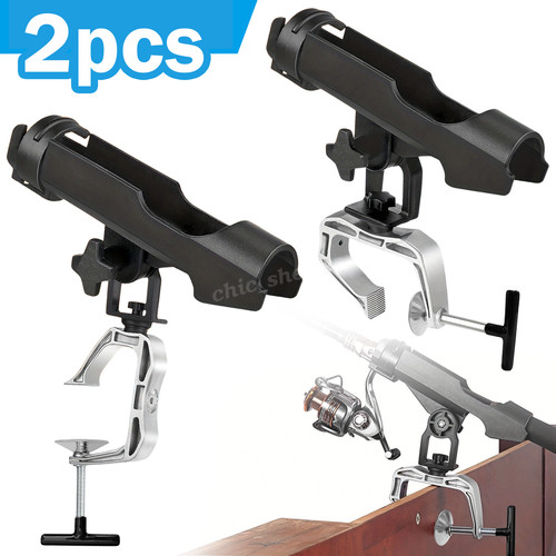 Fishing rod holder clamp 2pcs - fishing,