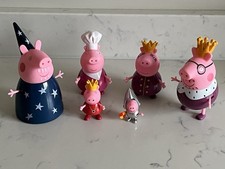 Peppa Pig Royal Family Posable Figures Grandma Pig Cook Grandpa Pig Wizard Etc