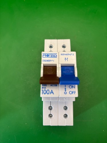 Proteus emis 100a double pole - 100a,