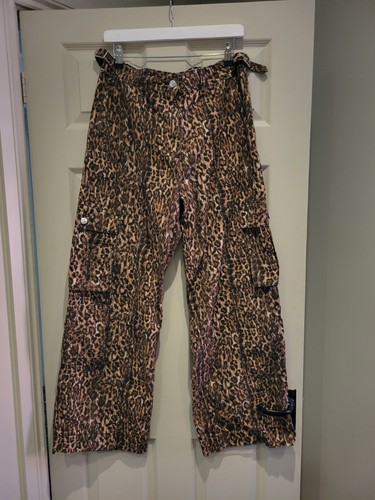 Women leppard print flares - leppard,