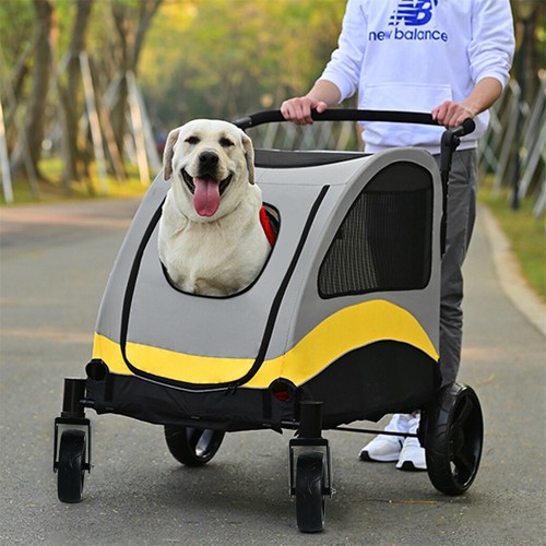 Foldable dog stroller pet - foldable,