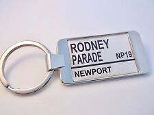 NEWPORT GWENT DRAGONS STADIUM BADGE SIGN KEY FOB GIFT