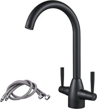 Black Kitchen Sink Mixer Tap