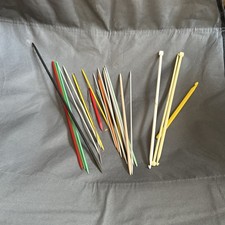 Bundle Of Knitting double ended Needles and crocheting hooks used 