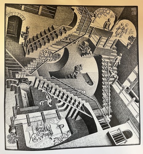 Escher relativity art - escher,