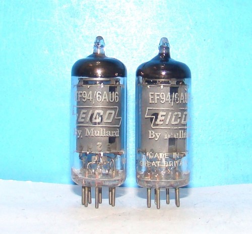 Ef94 6au6 eico mullard radio - 6au6,