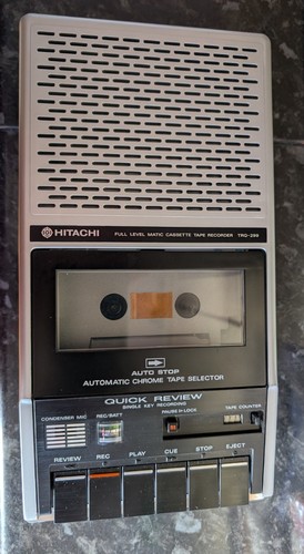 Hitachi trq 299 cassette - hitachi, tape