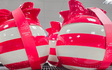 Christmas Large Red & White