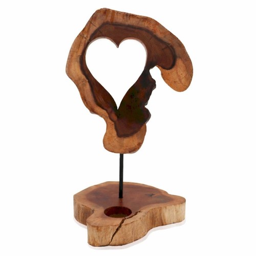 Candle holder sign - sign, heart