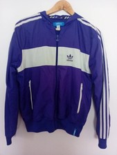 Adidas Shell Suit Full Zip Jacket Purple Size 46 (388)