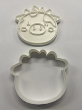 Cow Cookie Cutter And Stamp