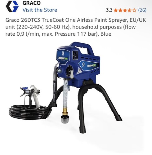Graco 26dtc3 truecoat one - truecoat,