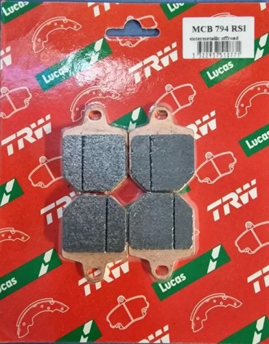 Sintered front disc brake pads - sintered,