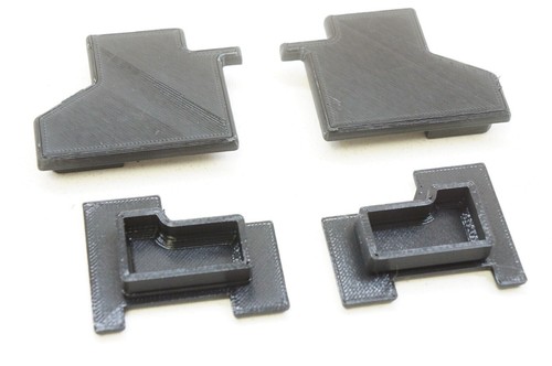 Front rear rail end plug - rear,