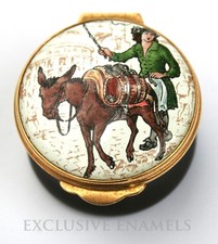 Toye Kenning Spencer Cries Of London Lily White Vinegar Enamel Box