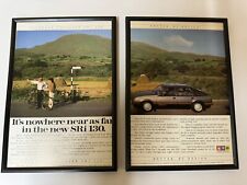 Framed Original Mk2 Vauxhall Cavalier SRi 130 Magazine Advert Man Cave Wall Art