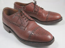Vintage K Shoes Cap Toe Grain Leather Brogues Size 6 1/2 / 6.5