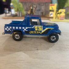 'Vintage" Hot Wheels JEEP SCRAMBLER  #13 PICKUP MATTEL 1982 MALAYSIA