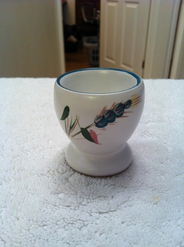 Vintage denby greenwheat egg - denby,