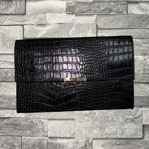Women black faux leather - black,