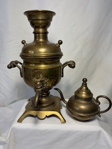 Antique russian brass - brass, samovar
