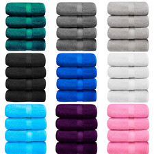 4X Large Jumbo Bath Sheet Towels 100% Egyptian Cotton Soft Jumbo Bath Towel Set