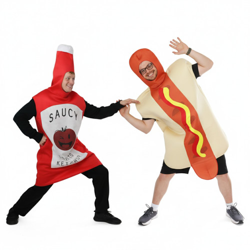 Hot dog ketchup duo - hot,