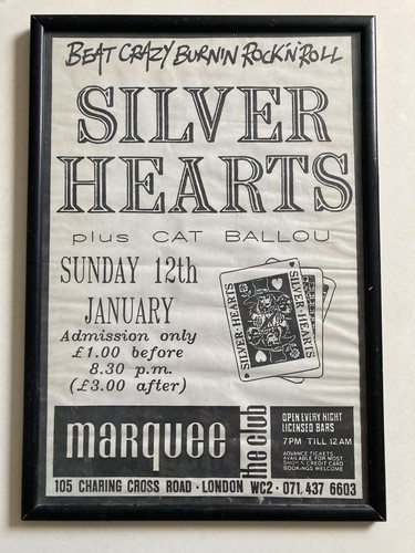 Vintage band poster silver - poster,