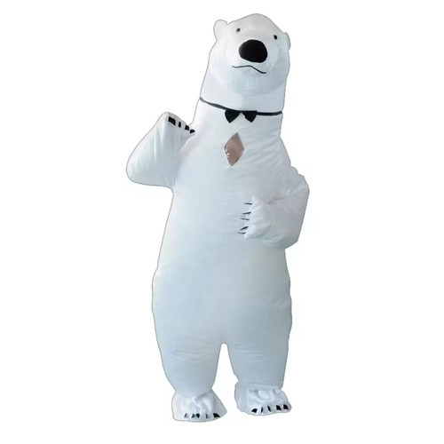 Adult inflatable polar bear - polar,