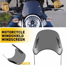 1x  Motorbike Windscreen Windshield Fairing Screen 2 Bracket + 1 Screw Universal