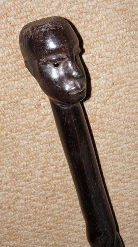 Antique ebony african tribal - antique,