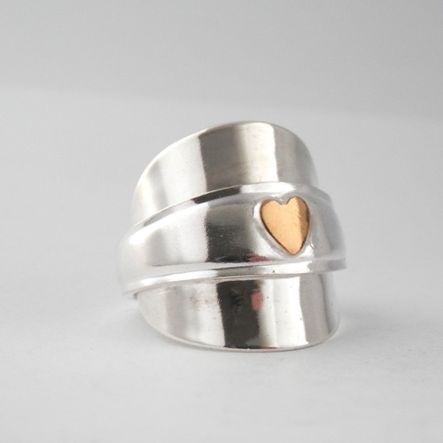 Spoon ring gold - spoon, stunning