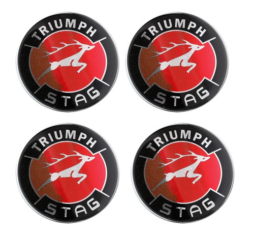 Triumph stag red logo - red, self