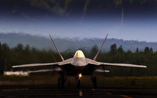 Aircraft military raptor - aircraft,
