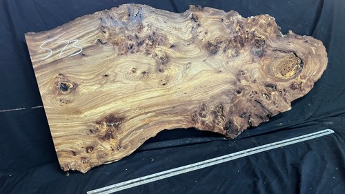 Burr elm rustic table top