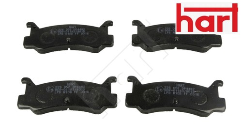 Rear brake pad set - brake, disc