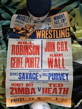 Vintage Wrestling Poster 
