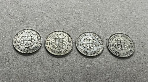 George silver threepence - vi,